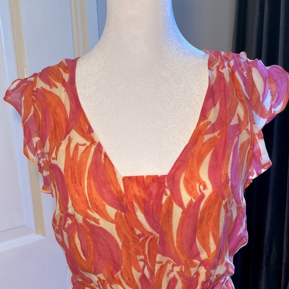 Anthropologie Maeve Banana Grove Maxi Dress Size 4 - Picture 4 of 6